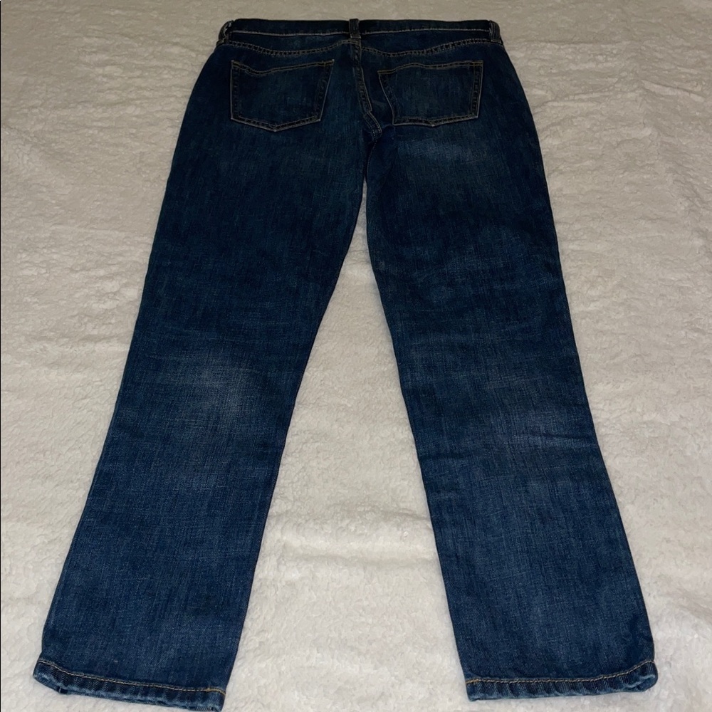 Joe Fresh Dark Blue Straight Jeans. Slouchy Boyfriend. Size 0/25. - Picture 7 of 10